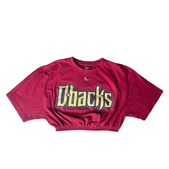 Arizona Diamondbacks Reworked Crop Top - Picture 2 of 4